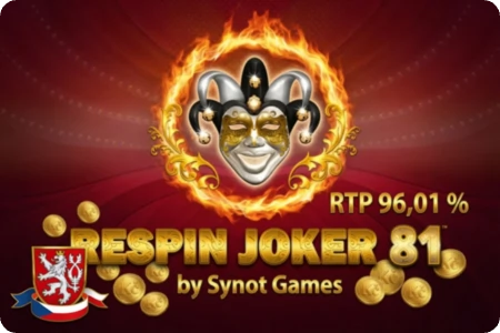 RTP 96,01 % ve slotu Respin Joker 81 od Synot Games